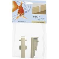 SELITSTYLE Verbinder champagner Höhe 50 mm 2 Stück Clips & Ecken
