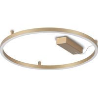 Ideal Lux Plafoniera moderna Oracle 1 luce LED integrato ottone alluminio
