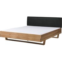 Bett Eiche 160x200x85 natur geölt, Kopfteil anthrazit FICHTELBERG 26