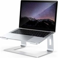 Laptop stand for desk, removable aluminum for 10-18 laptops