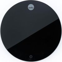 Báscula de cocina electrónica negra moderna Wilfa Uni