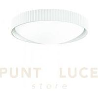 PLAFONIERA CONCRETE EFFETTO CEMENTO BIANCO LED 3000K 1420lm, 20W D.41CM