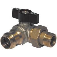 ROBINET À BILLE À RACCORD À PRESSER/COLLECTEUR DX Dimensions : 3/4 x 22 PN 40