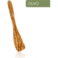 Spatule Perforee Bois D'olivier Metaltex