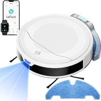 Lefant M310 Ultra Saugroboter mit Wischfunktion, 6.000 Pa Saugkraft, ToF-Lasernavigation, Präzise Hindernisvermeidung, Anti-Wicklungsfunktion, Teppicherkennung, Ideal für Tierhaare & Hartböden, App- &