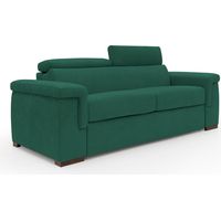 Giunone Divano letto mat. H18 220 cm (mat. 140x197 cm) verde