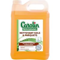 Nettoyant écologique parquet Carolin cire d'abeille - Bidon de 5 litres