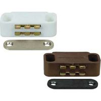 12PZ CRICCHETTI MAGNETICI MEDI - mm.40x15x12,5h. attrazione Kg.5 bianco UC12