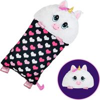 ABNEHMBARERKISSENBEZUGAUSPLÜSCHMITEINHORNMOTIV–GESCHENKIDEEFÜRMÄDCHEN