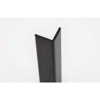 Angolare pvc rigido espanso nero 25x25 mm barre 2,7 ml