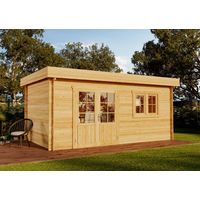 Abri de jardin Spree-28 A Pinie Imprégné, 28 mm Épaisseur paroi 520 x 320 cm