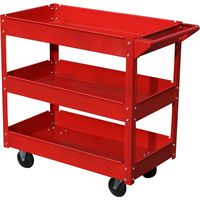 Varan Motors - TC135 Carrello porta attrezzi con ruote, 3 livelli, 100Kg