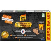 Set di 2 tronchetti di pulizia Pyrofeu per inserti con certificato