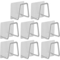 8 Pièces Porte Éponge Évier, Support Auto-Adhésif en INOX 304, Range Éponge pour Cuisine et Salle de Bain