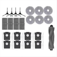 Lot de 23 pièces pour aspirateur L10s Pro Ultra Heat : pièces de rechange, brosse latérale principale, filtre HEPA, chiffon de nettoyage, poussière.