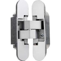 invisible Hinge For Doors, Set Of 2 Invisible Hinges For Heavy Doors, Load 40 Kg, Opening 180, Zamak