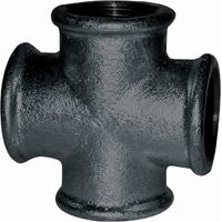 Kreuz 90° weiblich 20x27 schwarz
