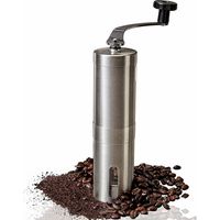 royaluxe - Moulin à main portable en acier inoxydable pour moulin à café