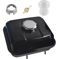 Réservoir de carburant pour moteur Honda GX160 5.5HP GX200 6.5HP GX140 avec bouchon de réservoir de carburant filtre à gaz remplace 17510-ZE1-020ZA Noir