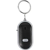 Dispositif Anti-perte à commande vocale, sifflet, localisateur de porte-clés, traceur (noir)
