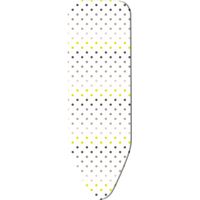 Minky Copriasse da stiro elasticizzato medio, in schiuma, bianco, 110 x 35 cm