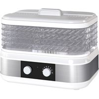 Spector 5 Tray Stainless Steel Food Dehydrator Jerky Fruit Vegetable Dryer White