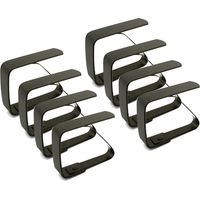 Lot de 8 pinces à nappe épaisses en acier inoxydable pour table de jardin, salle à manger, table familiale