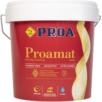 PINTURA PLÁSTICA EXTERIOR MATE ANTIVERDIN. PROAMAT, GIJON 4lts