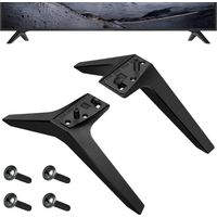 Pieds de Piédestal de Base TV, Support TV Universel Compatible pour Support TV LG Support de Table Smart TV Pied de Tele avec Vis Support de Remplacement (49 59 55 Pouces)