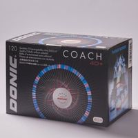 Donic Tischtennisbälle "Coach P40+ Training" - 120 Stück, weiß