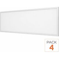 Pack de 4 - Panneau LED Slim 120x60 60W 120lm/W Sans Flicker - Blanc Neutre 4000K - 5500K - SILAMP