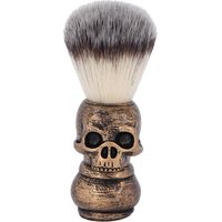 Brosse de rasage homme avec manche squelette créatif pour barbe et soins du visage