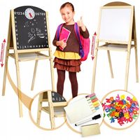Doppelseitige Magnettafel für Bildungszwecke, 109 cm