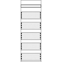 1MM1 Panneau Médias 5 Rangées 2CPX037487R9999 ABB D737487