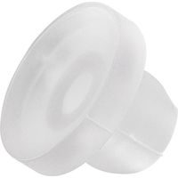 Glasplatten-Kappe zur Auflage für Glasplatten mit Saugeffekt PVC transparent