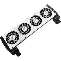 Aquarium Cooling Fan 4 Head Aquarium Chillers Cooling Fan Wind Speed Adjustable Aquarium Chillers for Salt Fresh Water