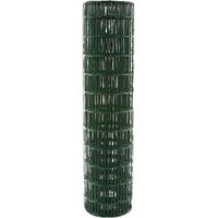 Wohnsitz-Gartenzaun aus grünem Kunststoff, Maschenweite 100 x 100 mm, 1,2 mm - 20 Meter - Filiac
