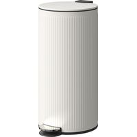 Cubo basura cocina 30L avec pédale tapa cierre suave cubo extraíble crème