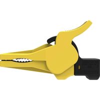 Schützinger SAK 9230 Ni / GE Morsetto a clip/coccodrillo isolato Presa Giallo