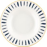 Assiette creuse en porcelaine Florina Hamptons 22 cm