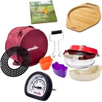 Pack OMNIA Four et accessoires + Thermomètre multifonctions + Dessous-de-plat en bambou + Livre de recettes