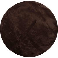 vidaXL Tapis doux à poils moyens et lavable HUARTE Marron Ø 200 CM