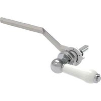Palanca acción frontal porcelana, 230 mm, ergonómica, resistente a la humedad - IDROSPANIA