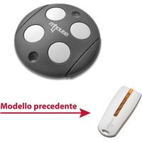 Nice EAN8032595792451 Mhouse GTX4 Telecomando 4 canali 433,92 MHz Rolling Code colore Nero