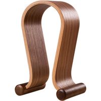 Wooden Walnut Wood Headphone Gaming Headset Display Stand Holder Hanger