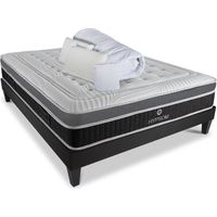 HYPSOM Pack Prêt à dormir ELEGANCE 140x200 cm Matelas Mémoire de forme + Sommier + Accessoires