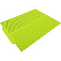 Tapis de Séchage Silicone Grand Format Résistant à la Chaleur (Vert)