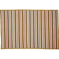 Plaid in Cotone Striato Hubsch 140x200 cm Multicolore