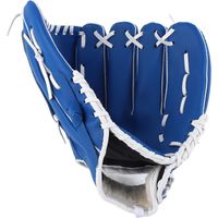 Gant de softball bleu de 12,5 pouces, gant de baseball pour l'entraînement en extérieur
