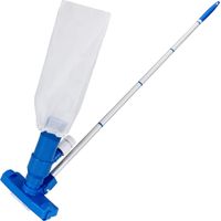 Pool cleaning kit - vacuum extendable pole bin